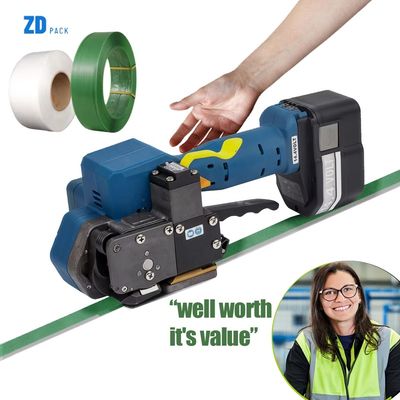 comprar 12 mm 19 mm PP PET Bateria Alimentada Ferramenta de Fixação de Plástico Cartão Paleta Máquinas de Ligação Elétrica online manufacture