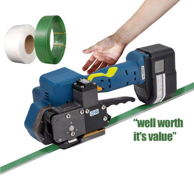 comprar Ferramenta elétrica recarregável de correia de bateria 12-19mm Largura PP PET Máquina de correia portátil de fusão a quente online manufacture
