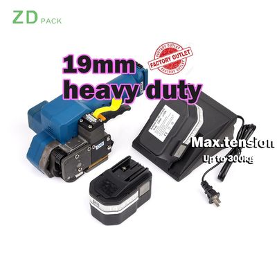 Fábrica de saída 12-19mm Semi-automático manual portátil bateria alimentada plástico PP PET ferramenta de embalagem máquina de amarração