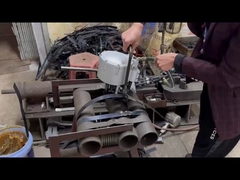 Máquina de fixação de cordas de aço pneumático para banda de aço de 32 mm